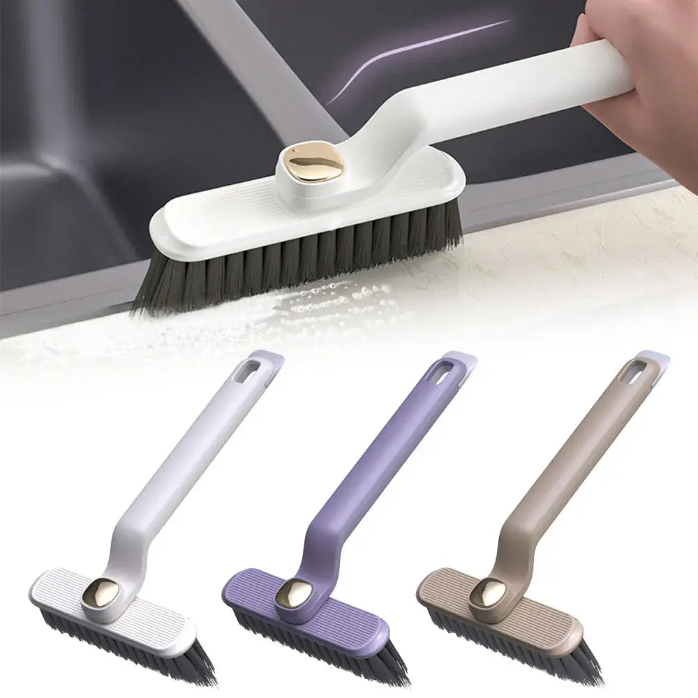Rotating Crevice Cleaning Brush cleaning a sink
