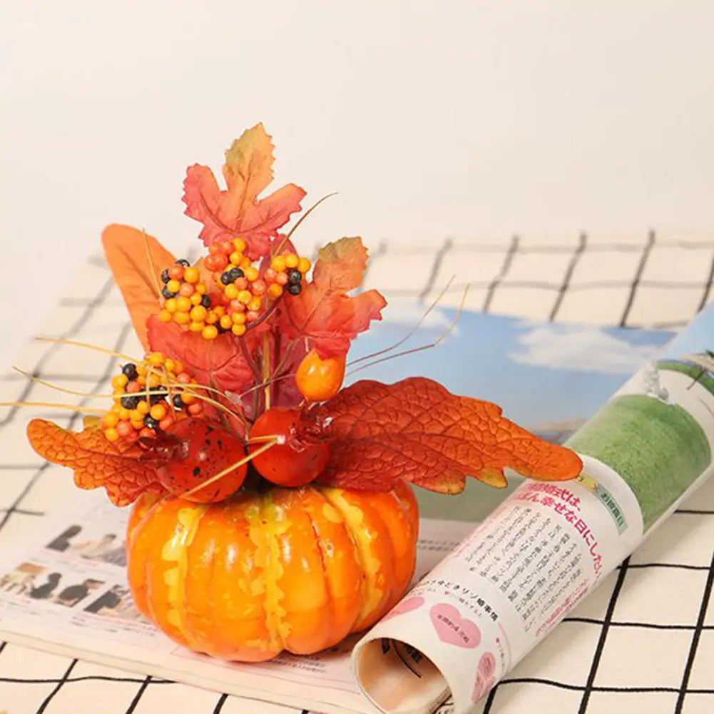 Artificial Pumpkin Decoration | Realistic, Maintenance-Free Fall Decor