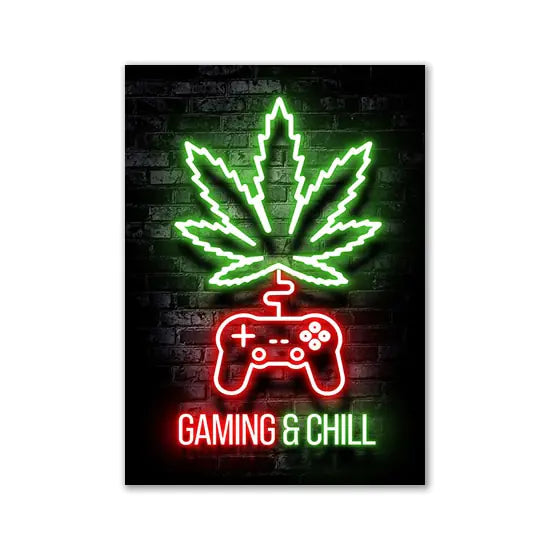 Game Room Decor Wall Posters – Level Up Your Space with Fun & Style