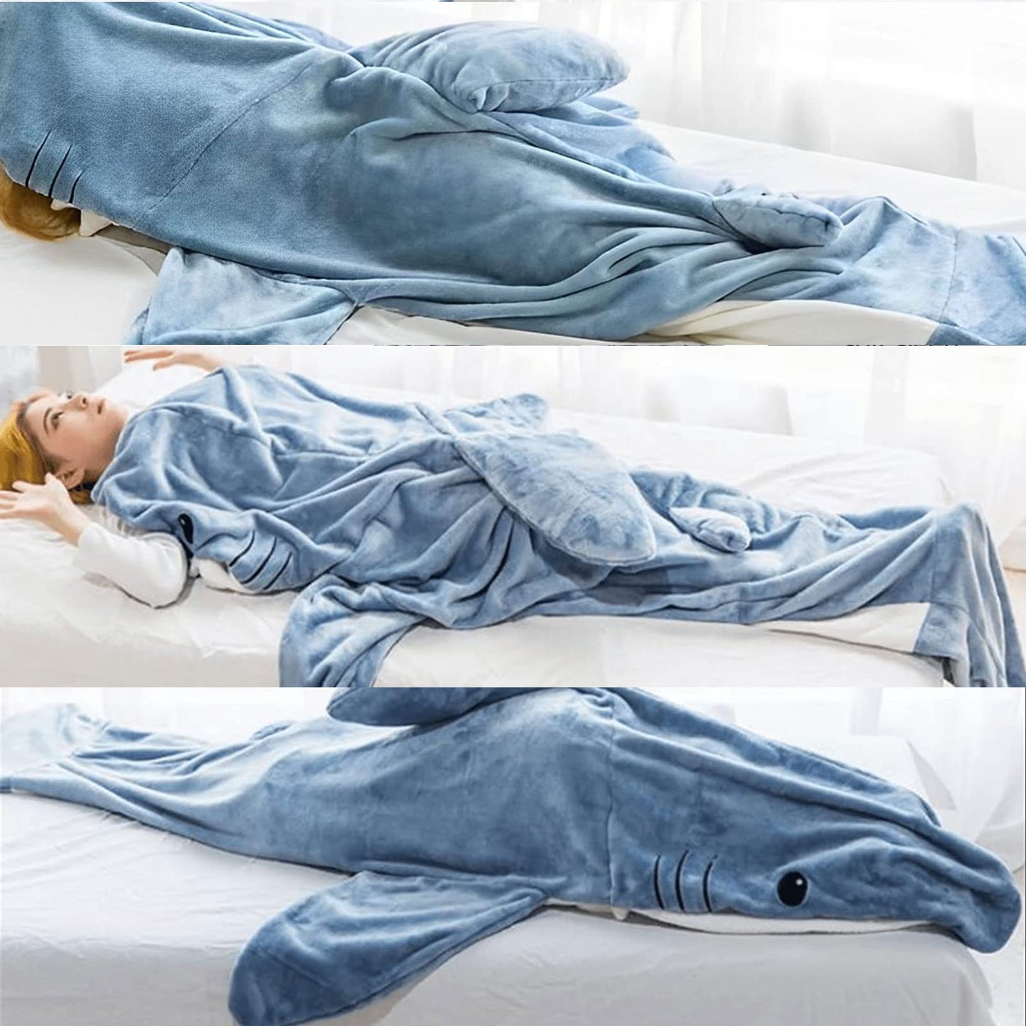 Shark Wearable Blanket – Cozy, Playful Loungewear for Ultimate Comfort