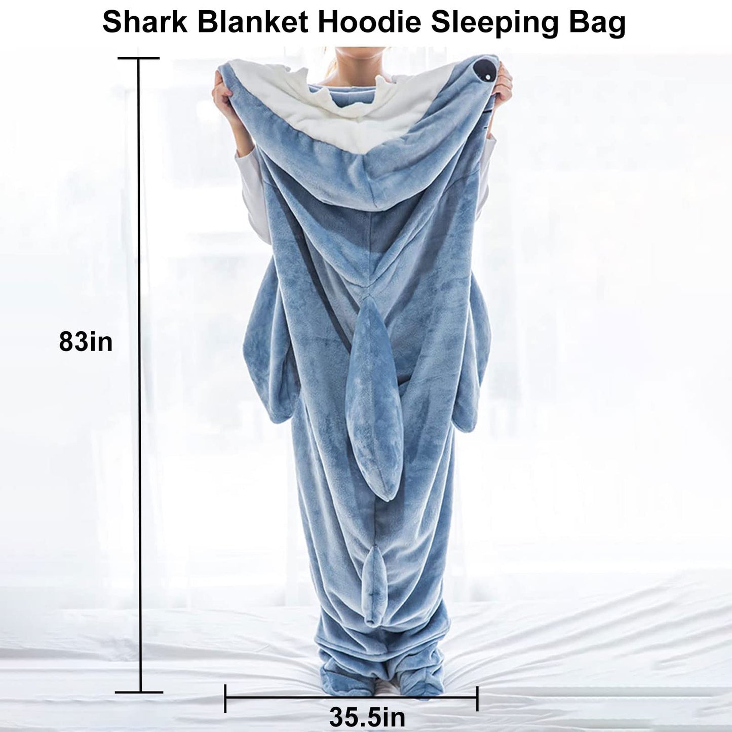 Shark Wearable Blanket – Cozy, Playful Loungewear for Ultimate Comfort