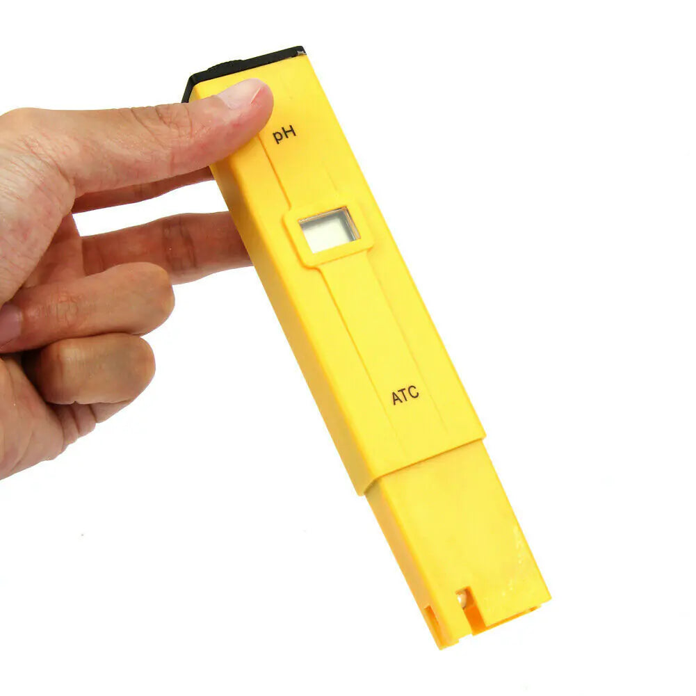 Medidor de pH eléctrico digital con pantalla LCD, comprobador de agua para acuario hidropónico de bolsillo