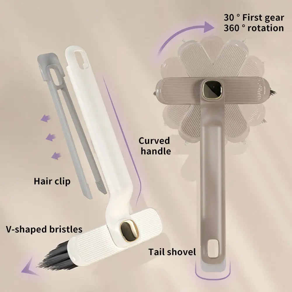 Rotating Crevice Cleaning Brush, features