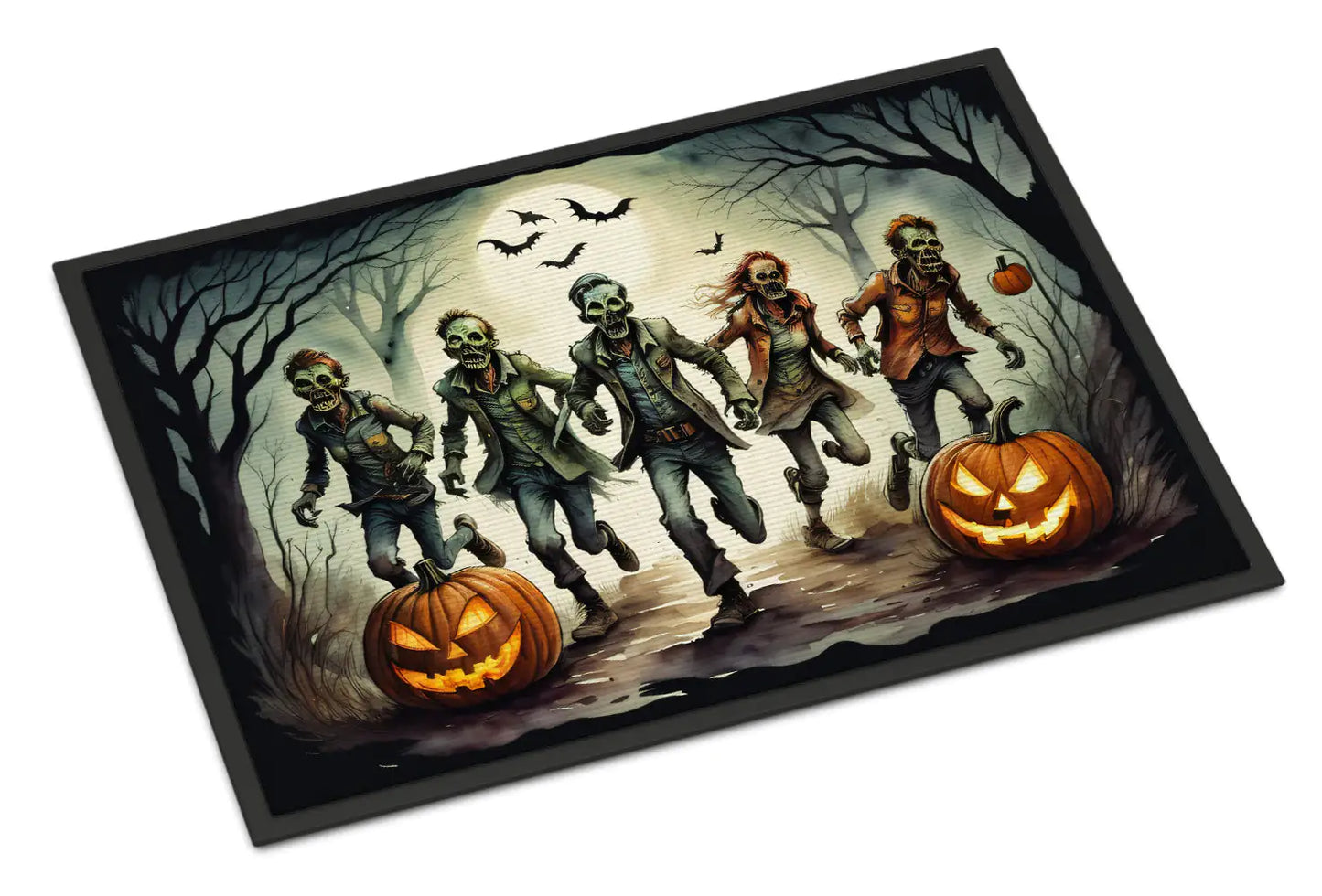 Zombies Spooky Halloween Doormat - Celebrate Halloween in Style