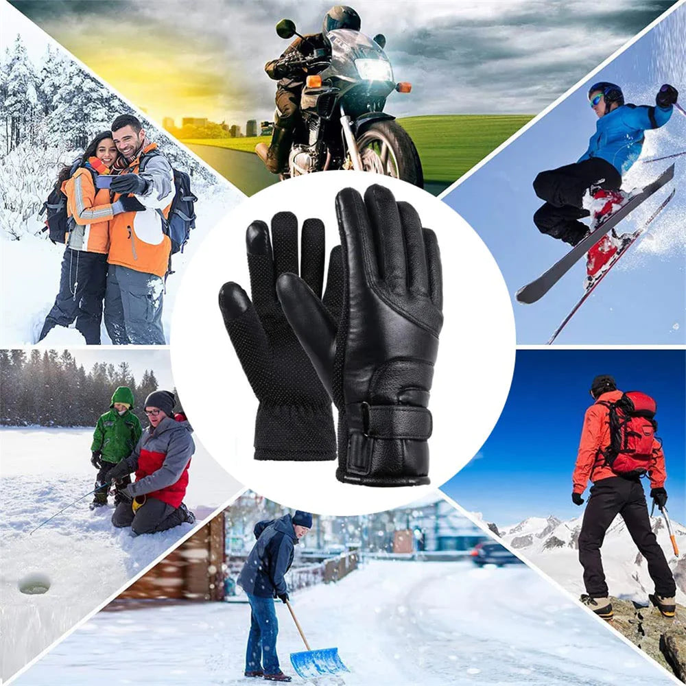 Electric USB Heated Gloves – Winter Warming Thermal Ski Snow Hand Warm Windproof