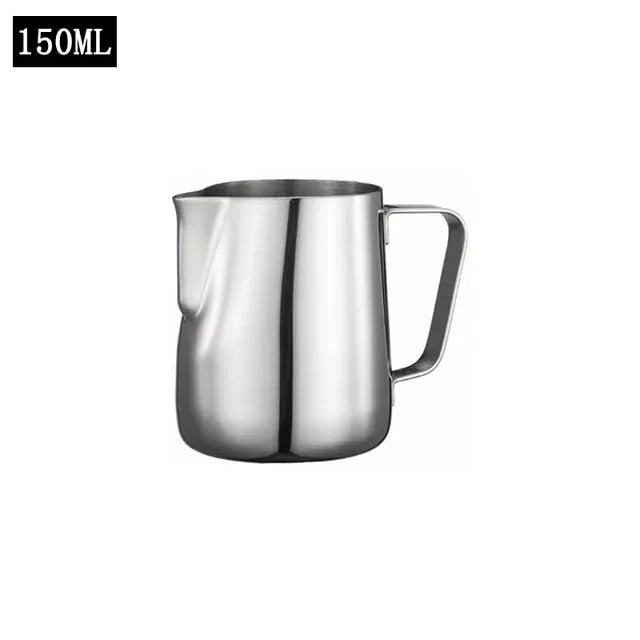 Precision Stainless Steel Coffee Pitcher with Ergonomic Handle