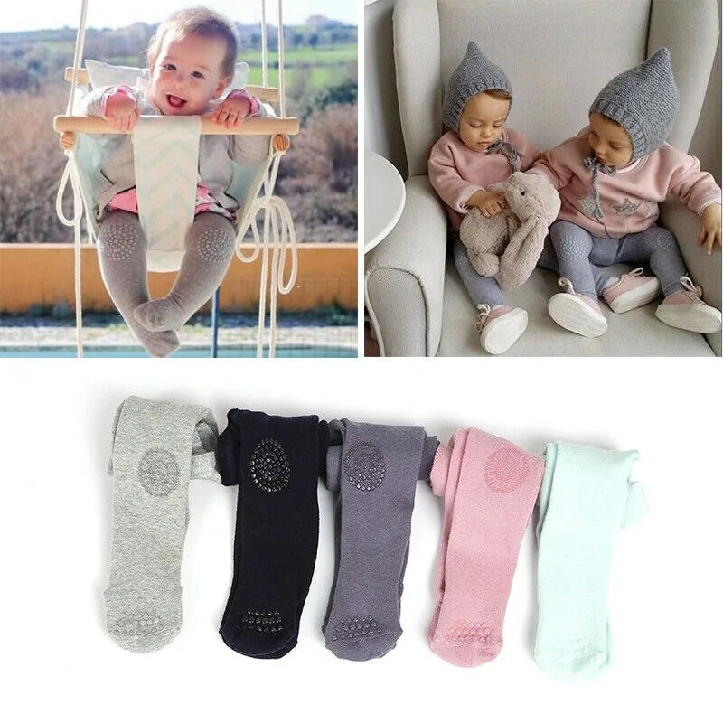 Winter Warm Toddler Tights - Cozy Bear Cotton Tights for Chilly Days