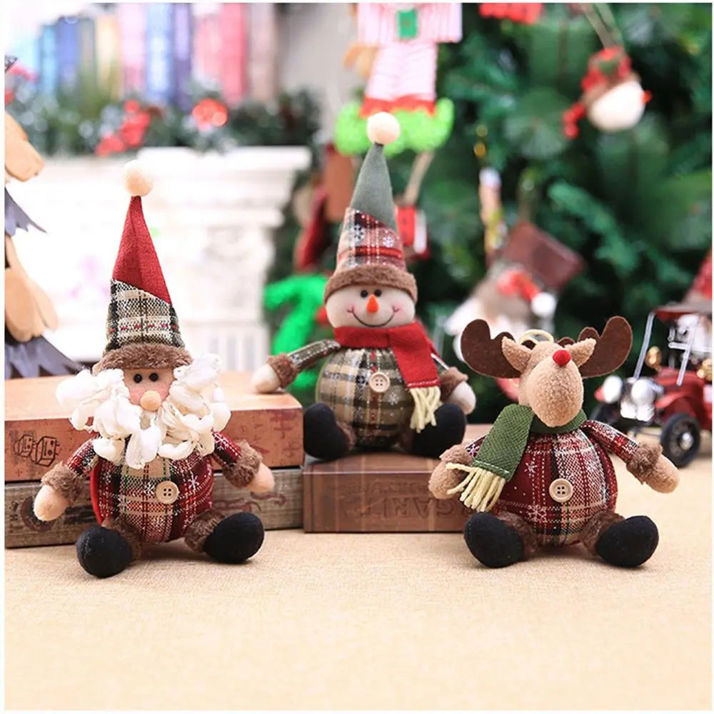 Christmas Dolls Tree Decor - Whimsical Holiday Tree Ornaments for Festive Cheer