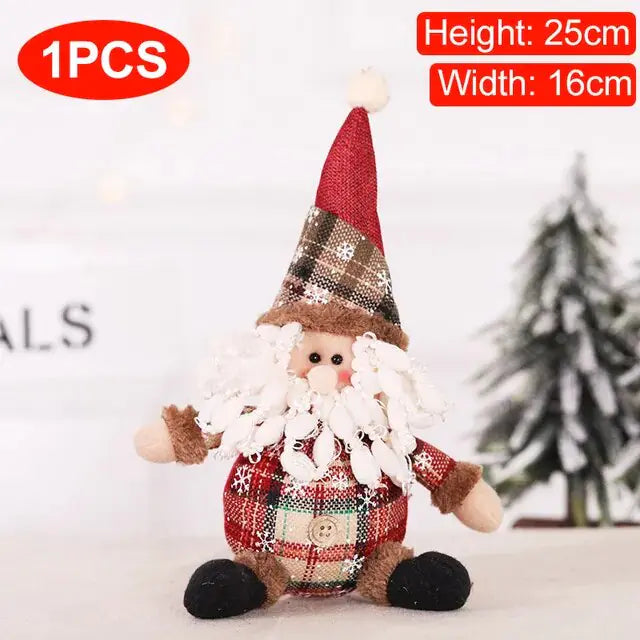 Christmas Dolls Tree Decor - Whimsical Holiday Tree Ornaments for Festive Cheer