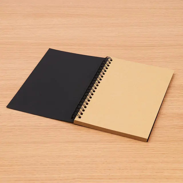 Spiral Kraft Sketchbook: Retro Design - Vintage-Inspired Artist's Companion