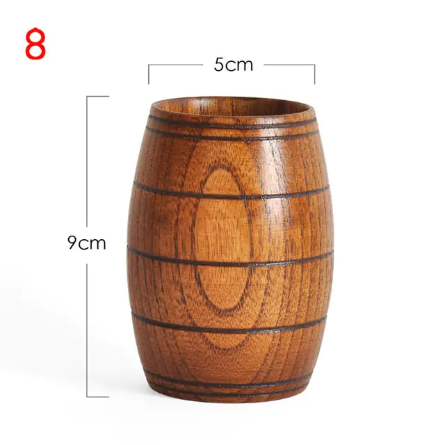 Natural Spruce Wood Cups – Handcrafted, Eco-Friendly & Sustainable