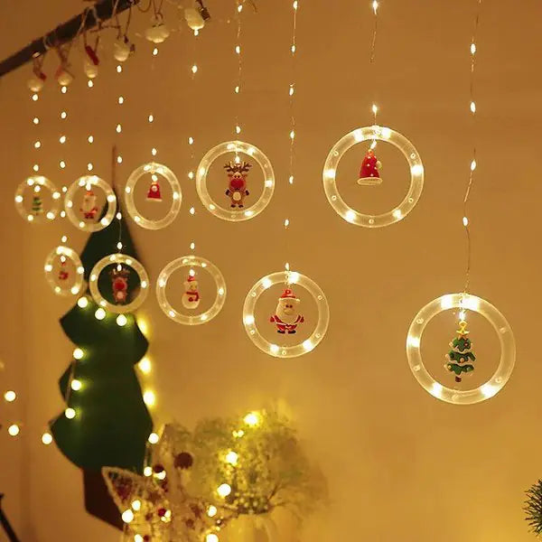 Christmas LED Holiday Light USB-Powered 8 Lighting Modes for Festive Decor