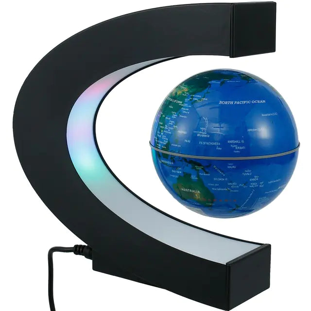 Levitating Magnetic Globe LED Lamp – Mesmerizing Floating Light for Modern Spaces