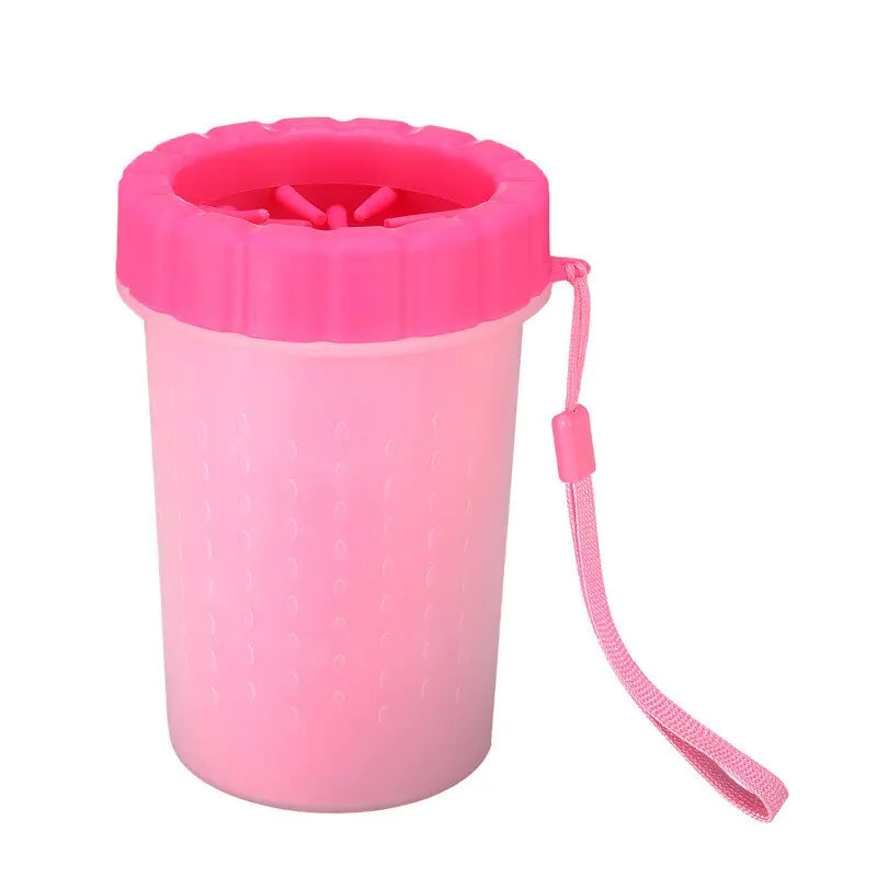 Pet Paw Cleaner Cup, pink