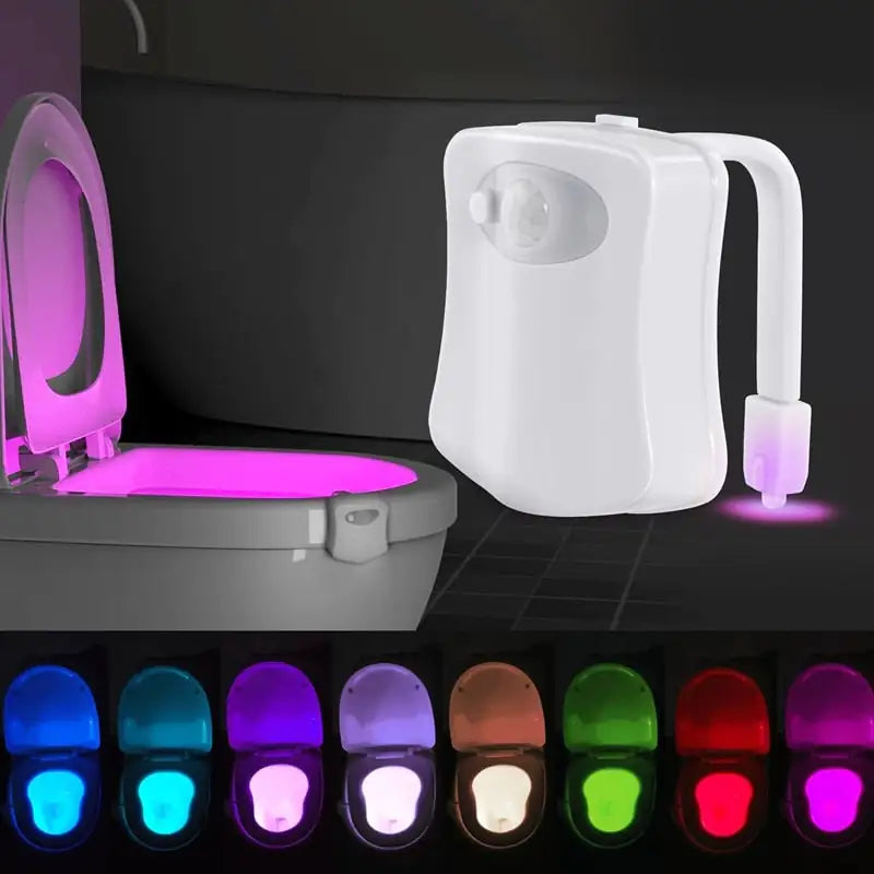Motion Sensor Toilet Light, RGB color options