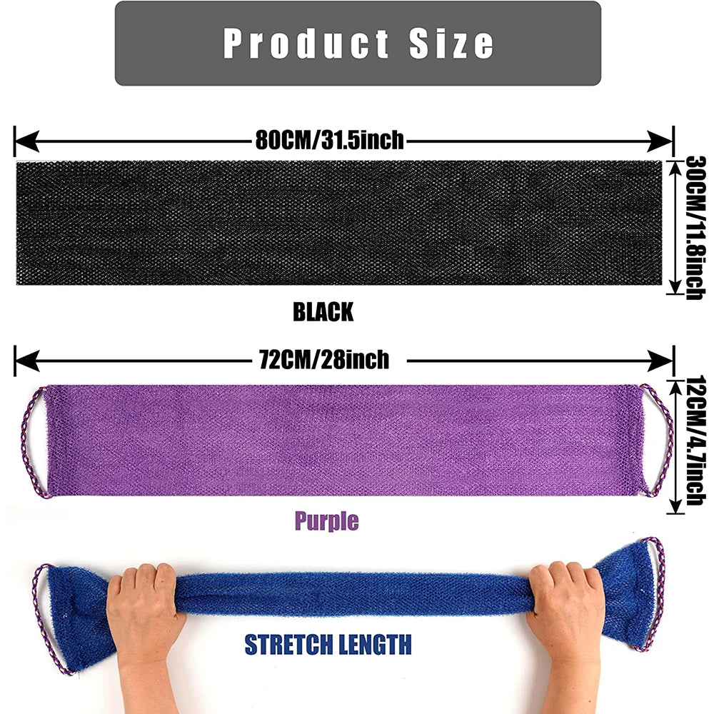 African Exfoliating Sponge, size chart