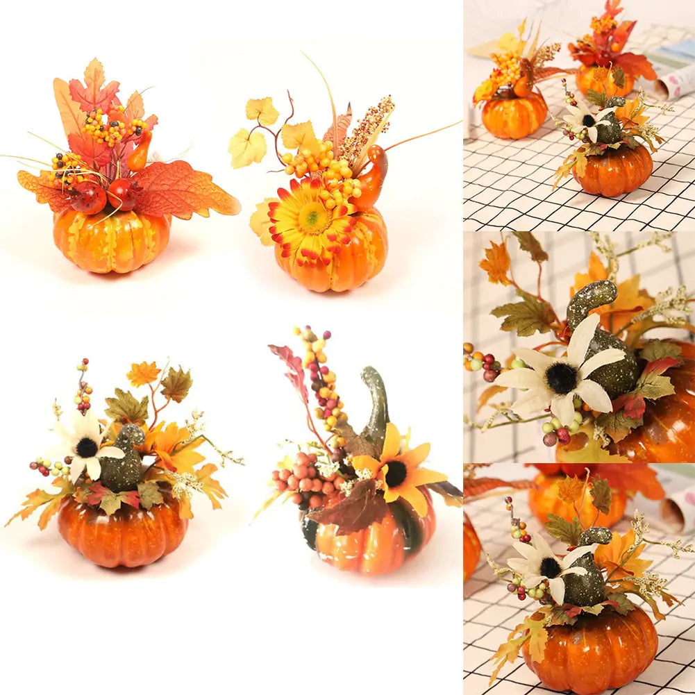 Artificial Pumpkin Decoration | Realistic, Maintenance-Free Fall Decor