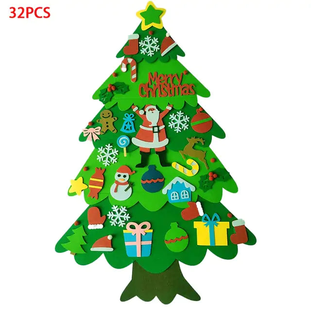 DIY Felt Christmas Tree for Kids – Perfect Holiday Activity