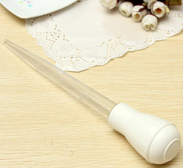 2 PCS Meat & Poultry Baster - Heat Resistant BPA Free 30ML Syringe for Turkey and Meat