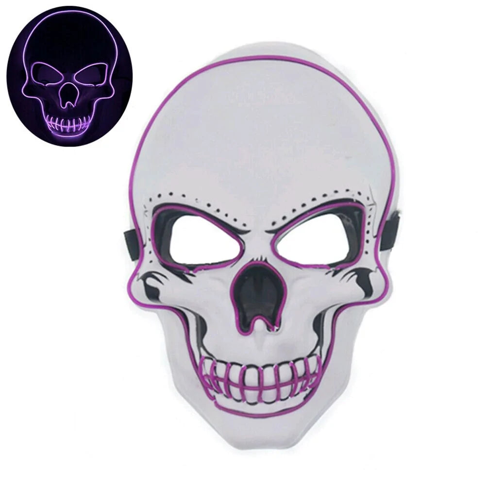 Realistic Skeleton Halloween Mask - Bone-Chilling Cosplay Accessory for Adults