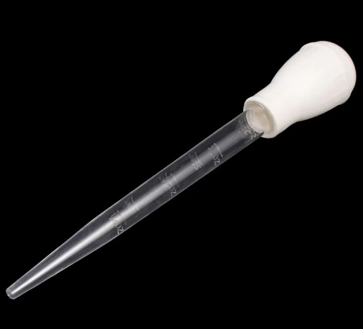 2 PCS Meat & Poultry Baster - Heat Resistant BPA Free 30ML Syringe for Turkey and Meat