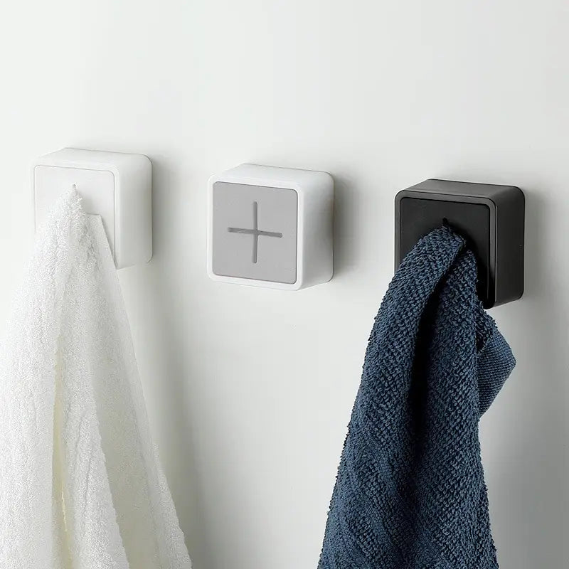 3 Wall Mount Towel Holders on the wall