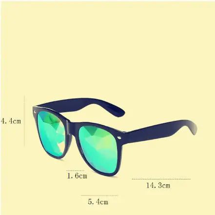 Kaleidoscope Sunglasses – Colorful Party Eyewear for Festivals & Fun