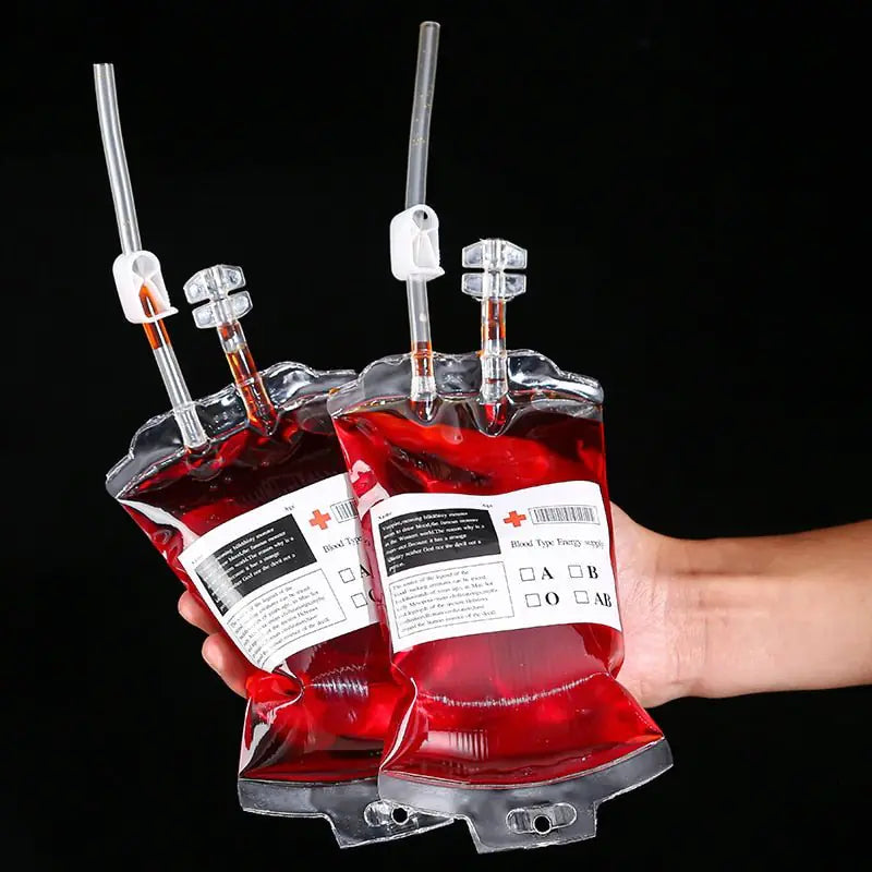 400ml Cosplay Blood Bag – Halloween Drink Holder for Themed Parties