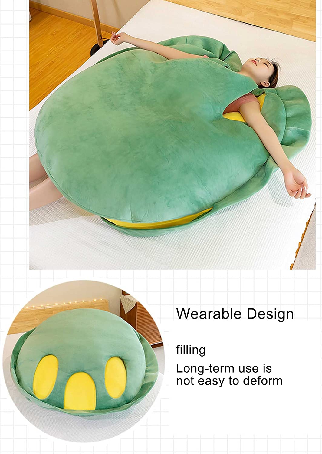 Wearable Turtle Shell Pillow - Ultimate Comfort and Fun for All Ages