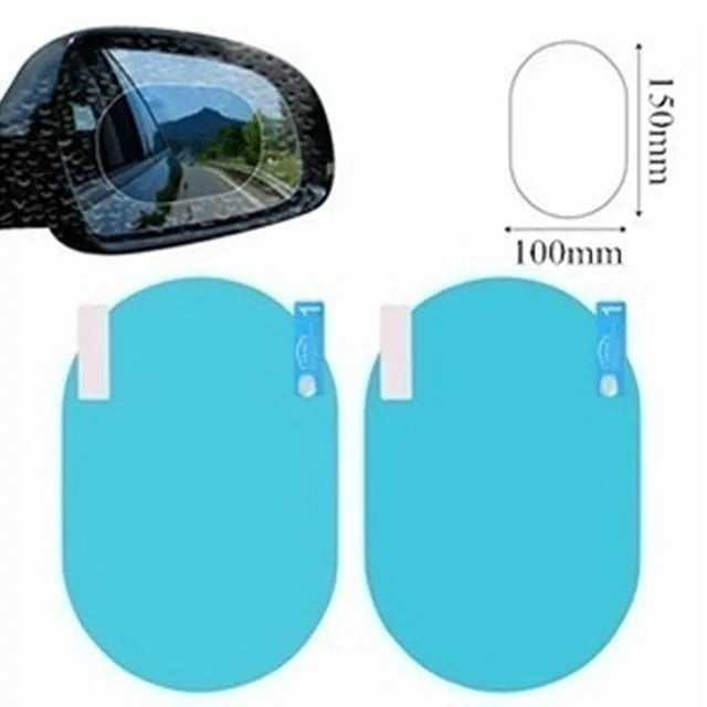 Rainproof Mirror Visor size chart