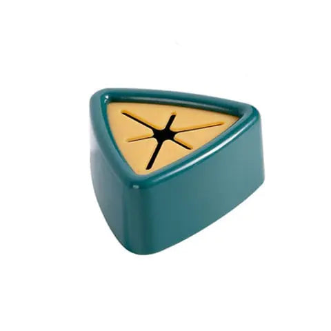 green triangle with yellow inside Wall Mount Towel Holder