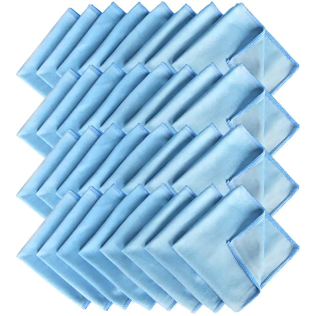 Reusable Microfiber Cloths, 32 pieces
