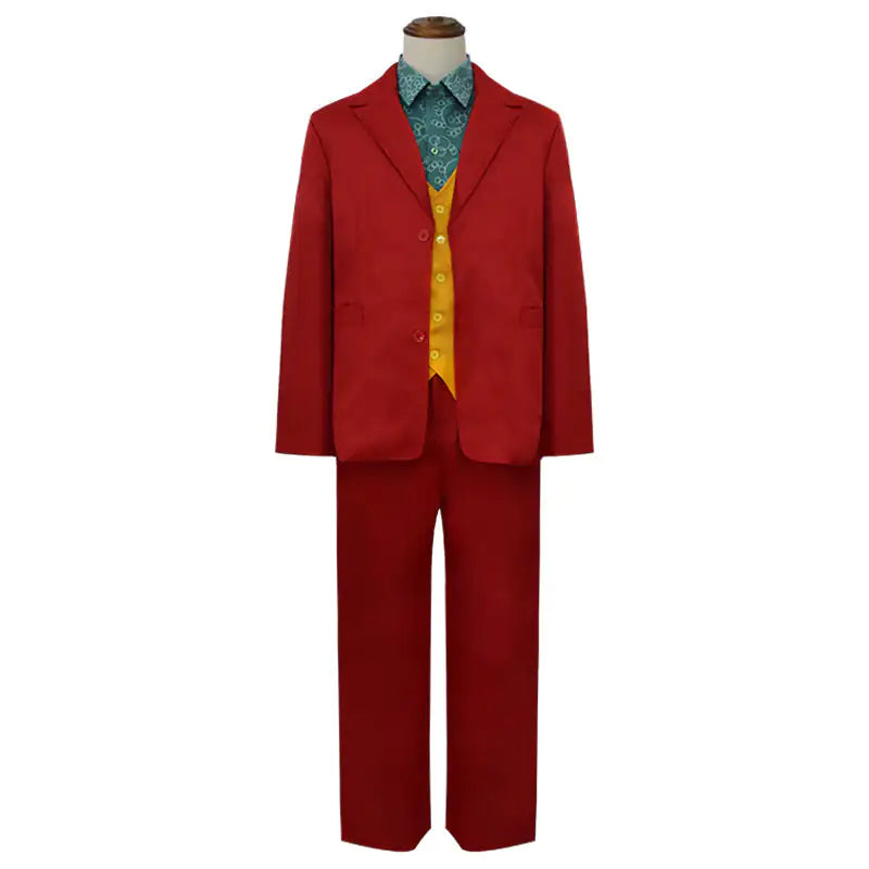 Halloween Joker Costume for Adults with Signature Accessories and Vibrant Colors