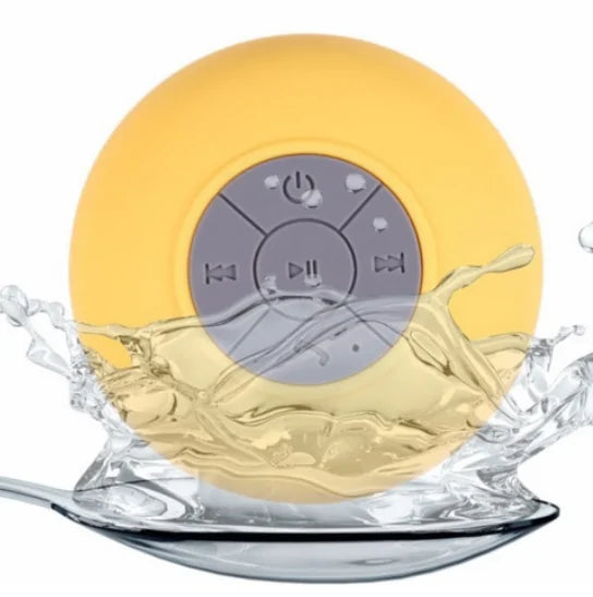 Waterproof Shower Speaker, yellow