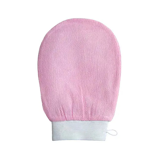 Exfoliating Shower Gloves, pink