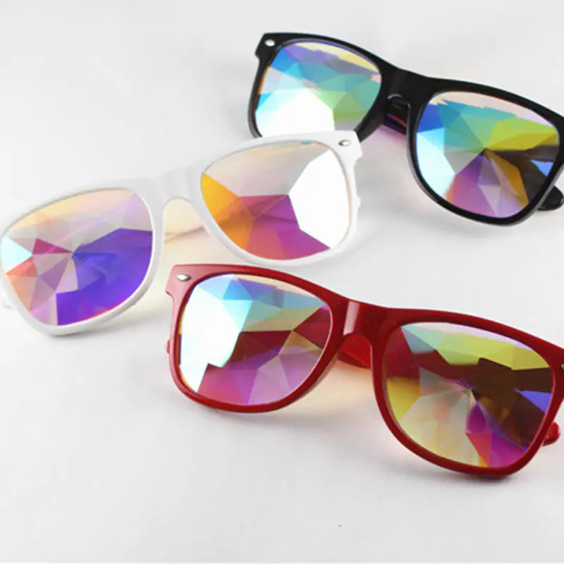 Kaleidoscope Sunglasses – Colorful Party Eyewear for Festivals & Fun