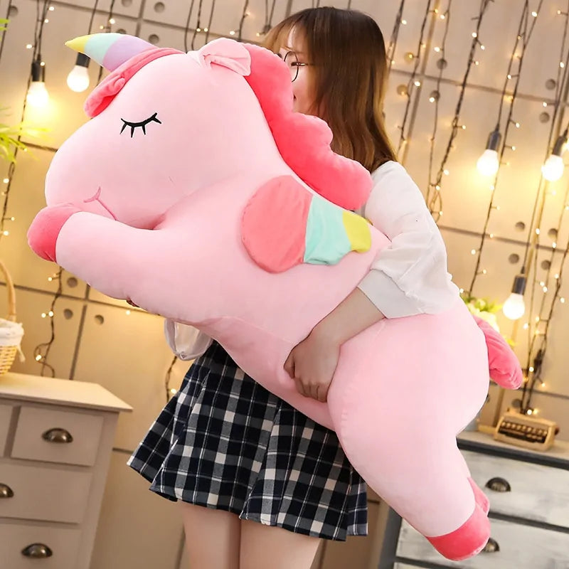 巨型獨角獸毛絨玩具
