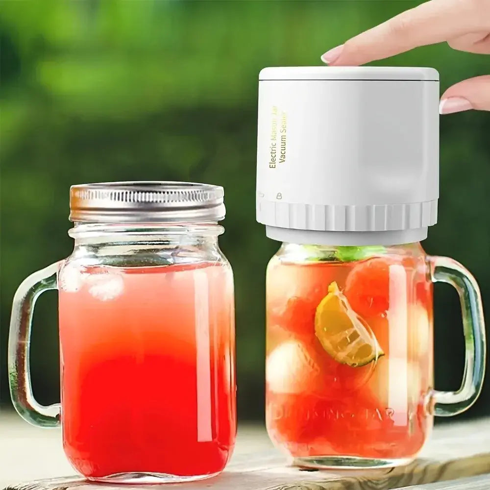 Electric Mason Jar Vacuum Sealer – Preserve Freshness and Extend Shelf Life