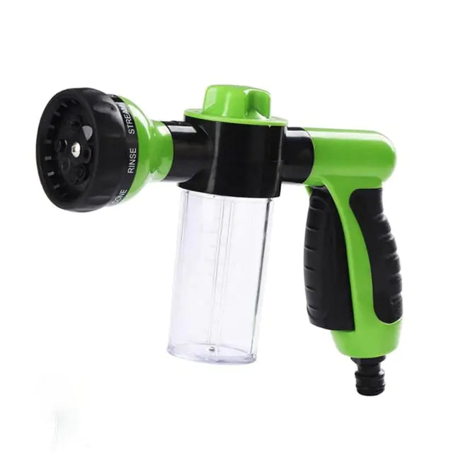 Pet Dog Shower Sprayer Adjustable Attachment for Garden Hose – 8 Watering Patterns