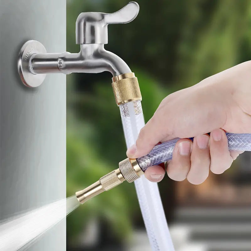 High Pressure Adjustable Brass Sprinkler Nozzle for Garden Irrigation