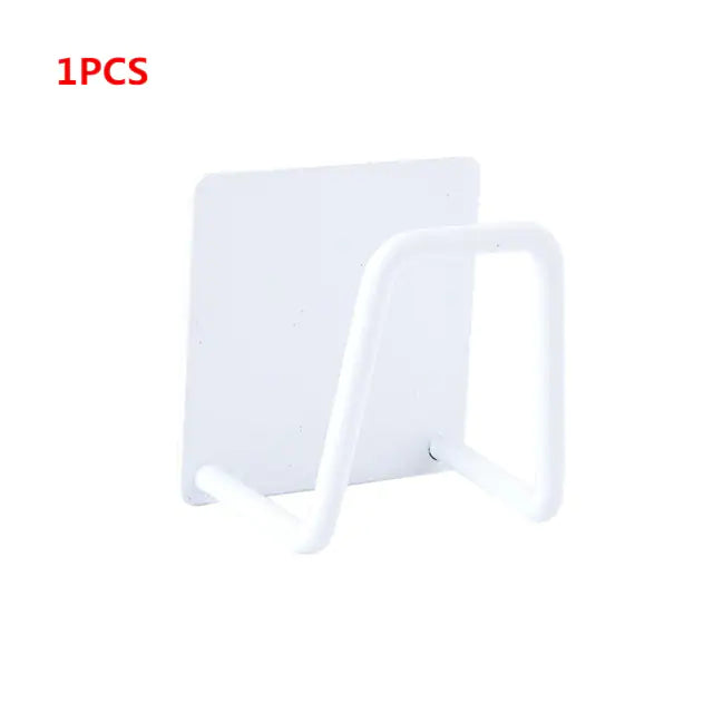 Stainless Steel Sponge Holder, white 1 piece