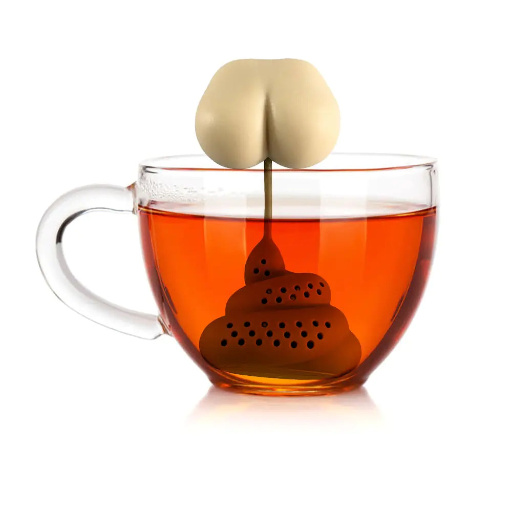 Funny Poop Design Silicone Tea Infuser – Reusable & Eco-Friendly Tea Brewing