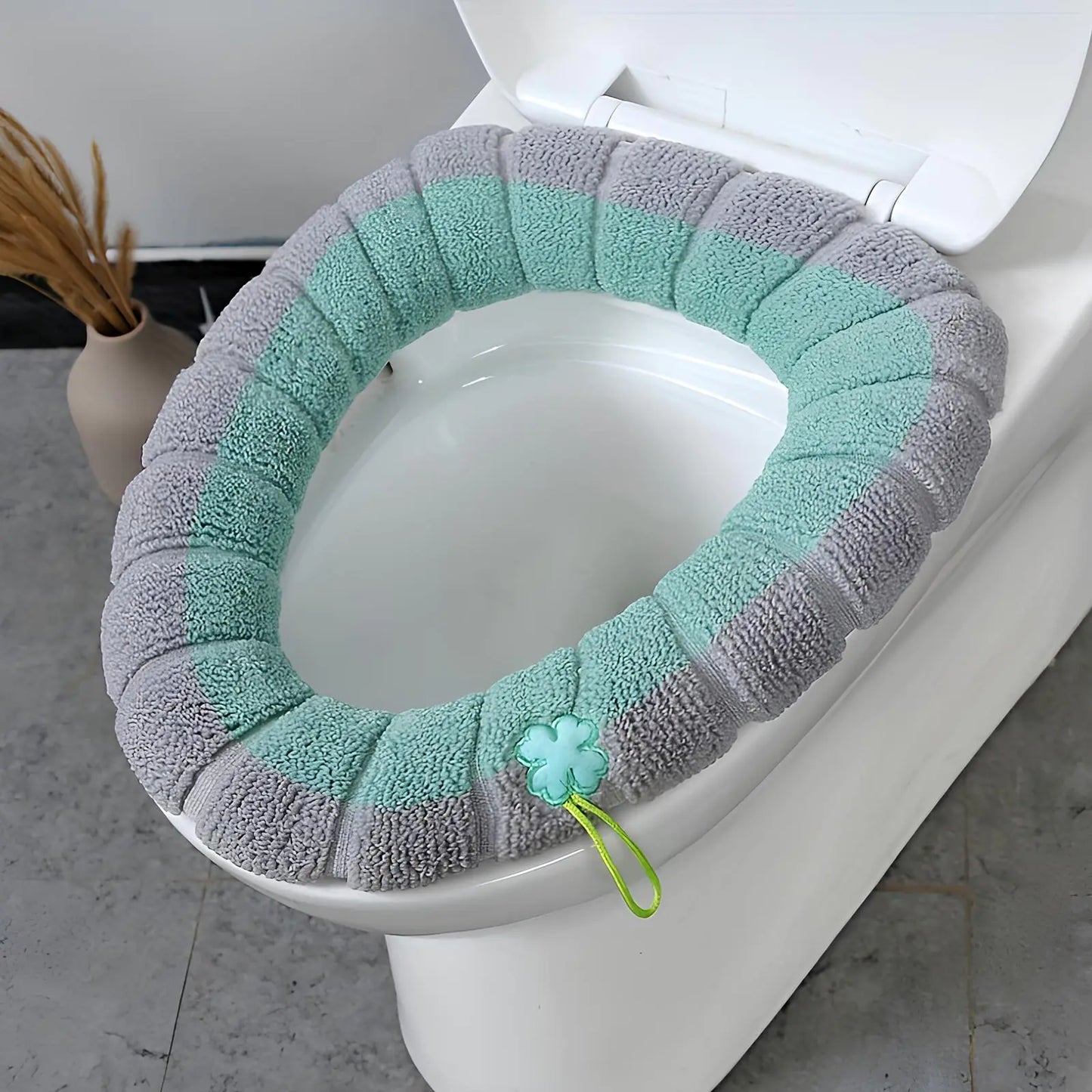 Soft Toilet Seat Cushion, green
