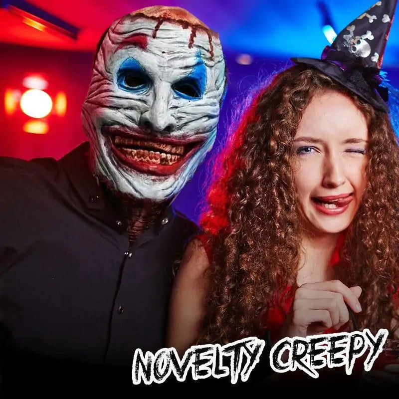 Halloween Scary Bloody Double Face Mask - Creepy, Breathable, Reusable