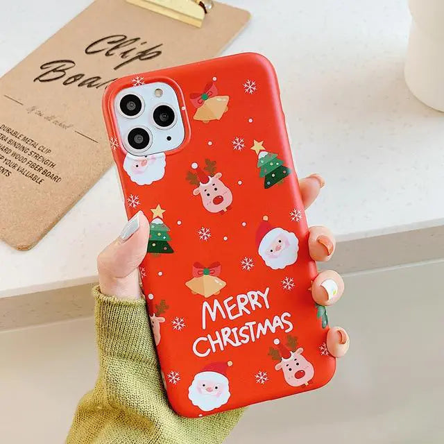 Christmas Reindeer iPhone Case Festive Holiday Phone Protection