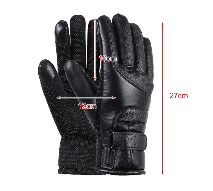 Electric USB Heated Gloves – Winter Warming Thermal Ski Snow Hand Warm Windproof