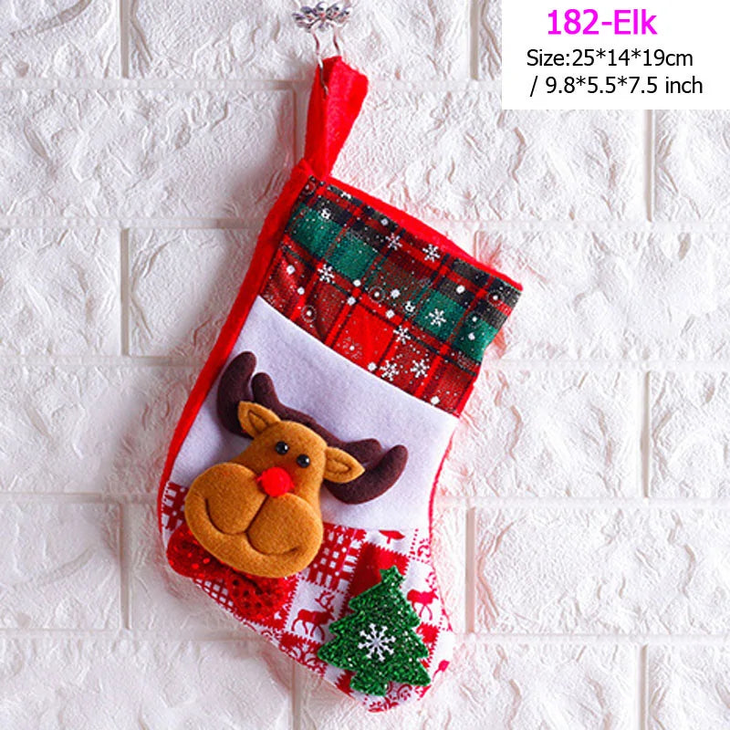 Santa Snowman Pendant Christmas Stockings Ornaments
