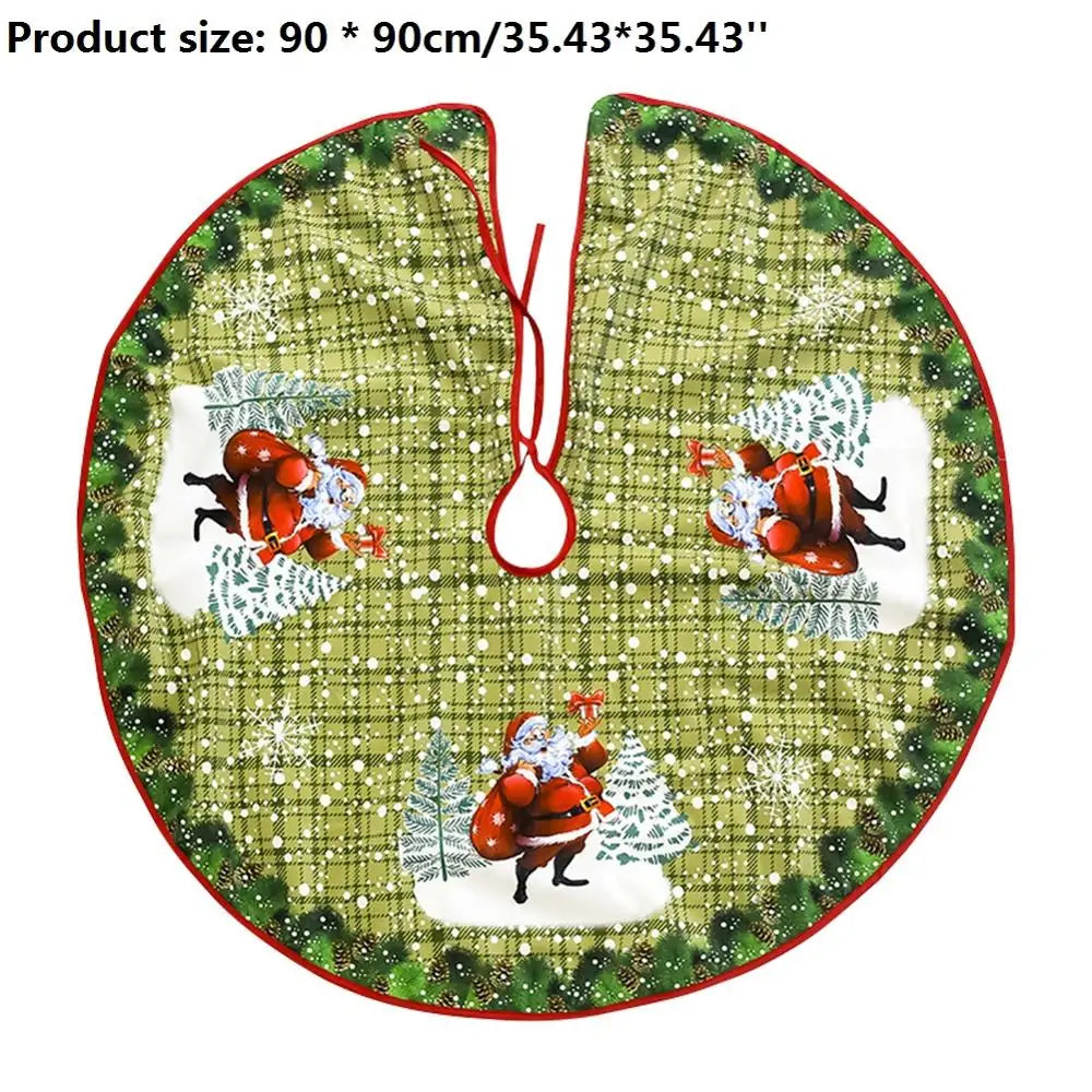 Christmas Tree Skirt Elegant Holiday Decor