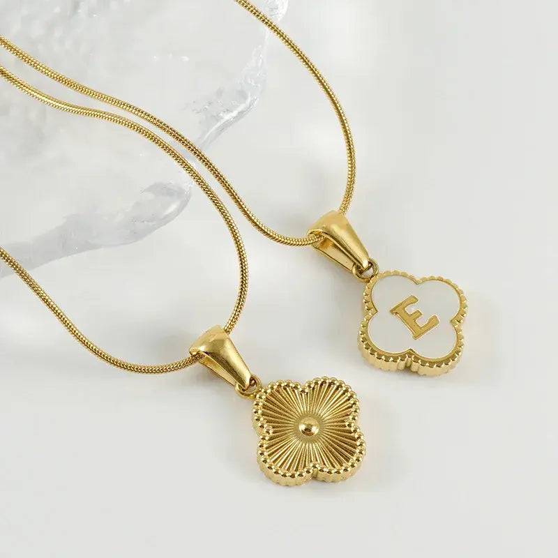 Clover Bracelets & Necklace | Personalized A-Z Letters for Customization