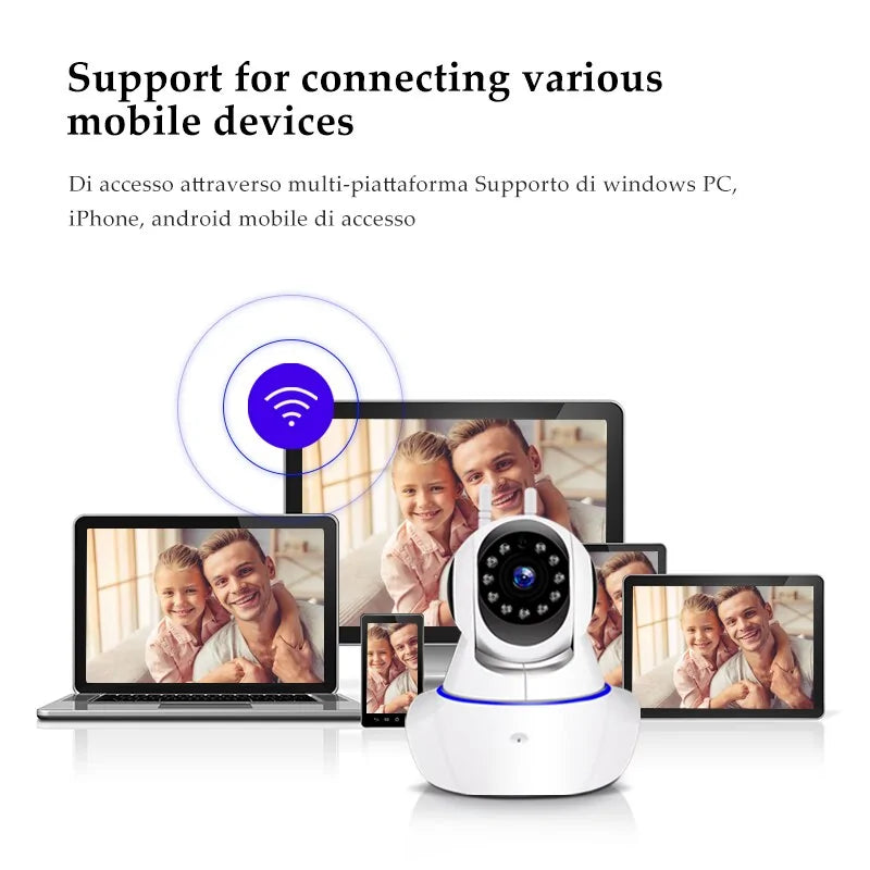 Wireless Home Security Camera - 1080P HD with Motion Detection